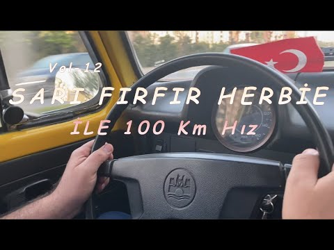 Sarı Fırfır Herbie Vol-12 Vosvos ile 100 Km Hız 🐢 (1974 1303 Big Vw)