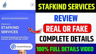 Stafkind Services App Kya Hai  Real Ya Fake  Jobs Problem   Scam