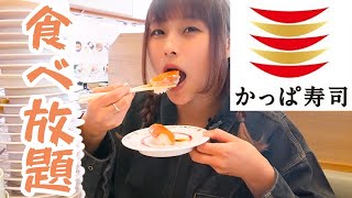 【大食い】かっぱ寿司食べ放題。限界まで食べてみた2。🍣🍣🍣