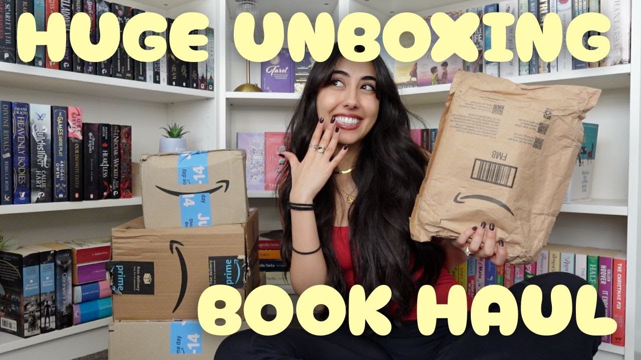 my biggest book unboxing haul yet 🤭📚📦 *BOOK HAUL* ❤️