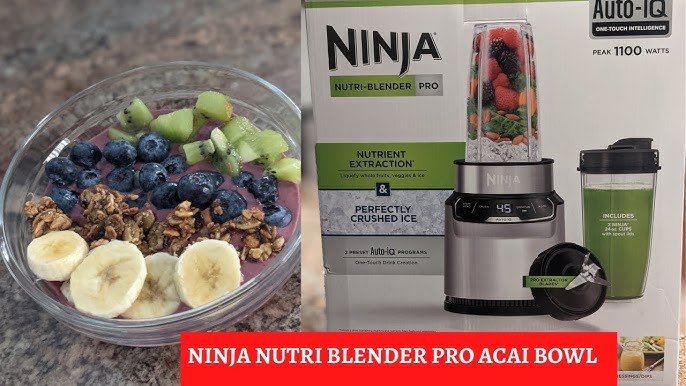 Ninja BN401 Nutri Pro Compact Personal Blender, Auto-iQ Technology, 11 –
