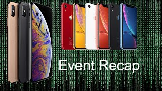 apple September event 2018 recap