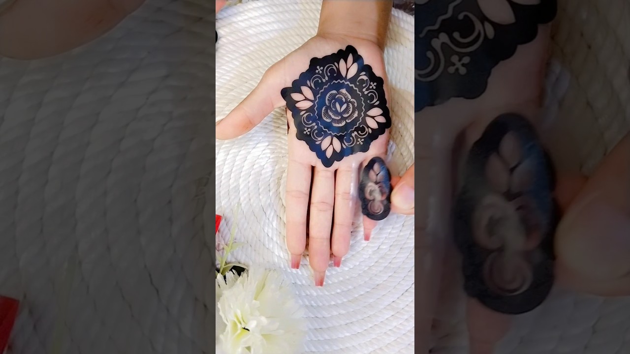 beautiful sticker mehndi design #shorts