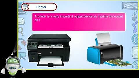 Hardware and Software Part 3 - Output Devices | Computer Knowledge for Class 3 Chapter 1 |