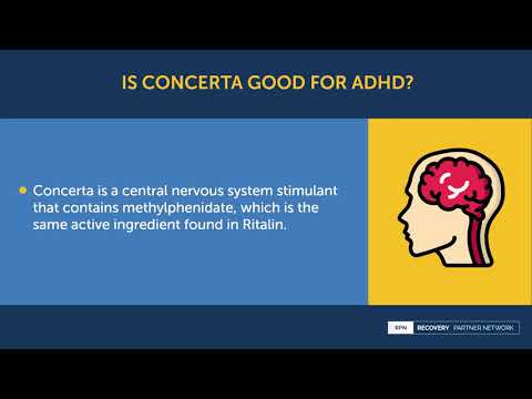 Concerta is good for ADHD. thumbnail