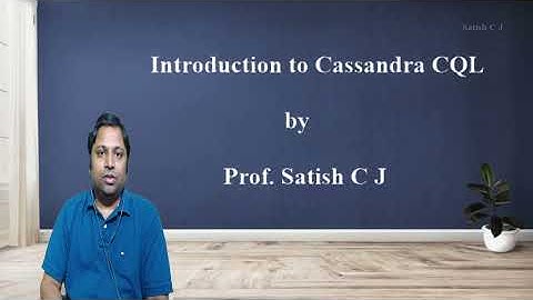 Apache Cassandra - Tutorial - CQL - Keyspaces  - Tables - Index - Set - List - Map