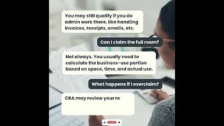 ⚠️Avoid costly mistakes when you claim home office expenses for your business in Canada 🏠