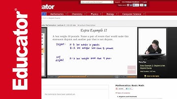 Basic Math: Disjoint Events