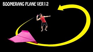 Kağıttan Boomerang Uçak Yapımı 12 Bumerang Kağıt Uçakları Yapma Paper Boomerang Airplane