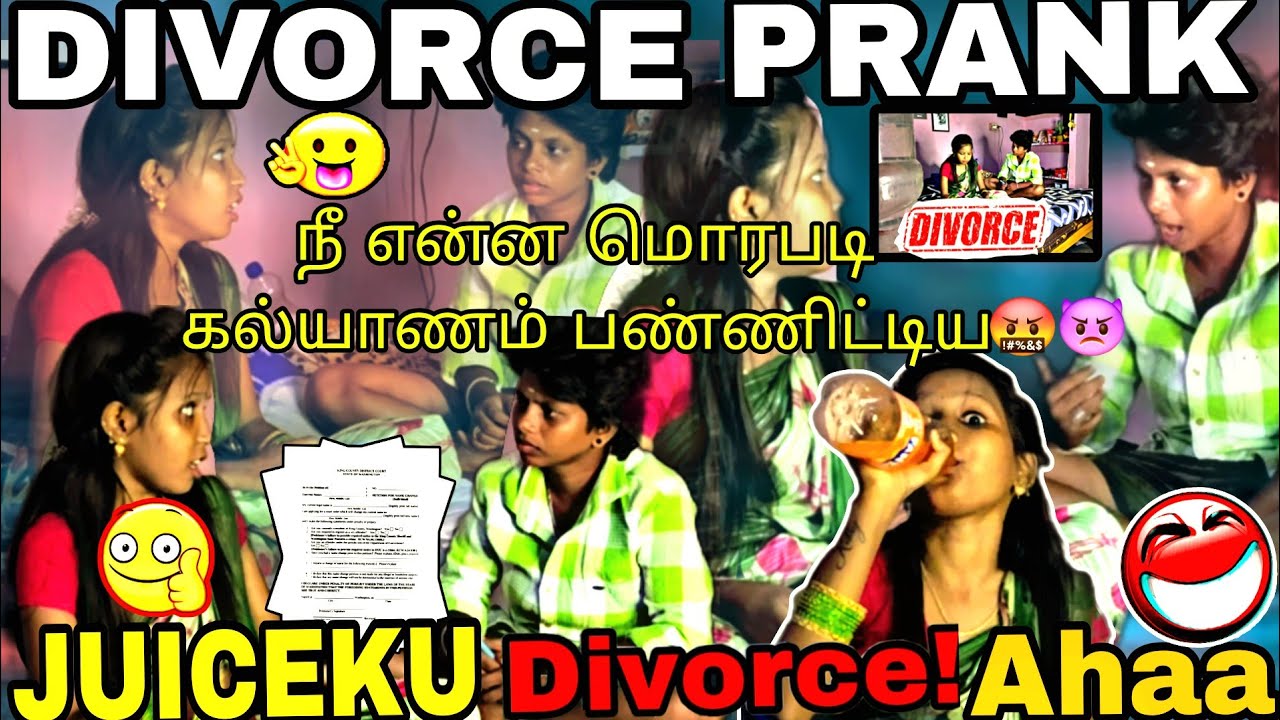 நீ என்ன மொரபடி கல்யாணம் பண்ணிட்டியா🤬👿!!!DIVORCE PRANK GONE WRONG😢😑..#prank #love #comedy#kuttyangel