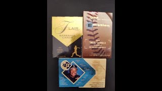 1993 FLEER FLAIR, 1995 SKYBOX & 1997 UD3 baseball box/pack rips with CHIPPER JONES rookie!