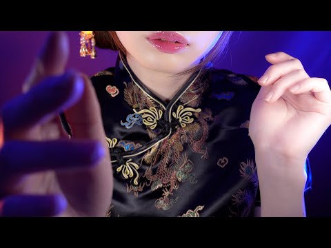 ASMR 耳元で囁き & 眠りを誘うハンドムーブメントのアップグレード🙌 (音の重なり, 👄の音)