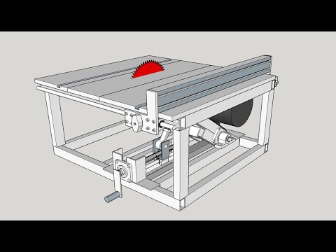 인덕션모터(저소음)를 사용한 테이블쏘 만들기 (2부) How To Make A Homemade Table Saw-Part 2