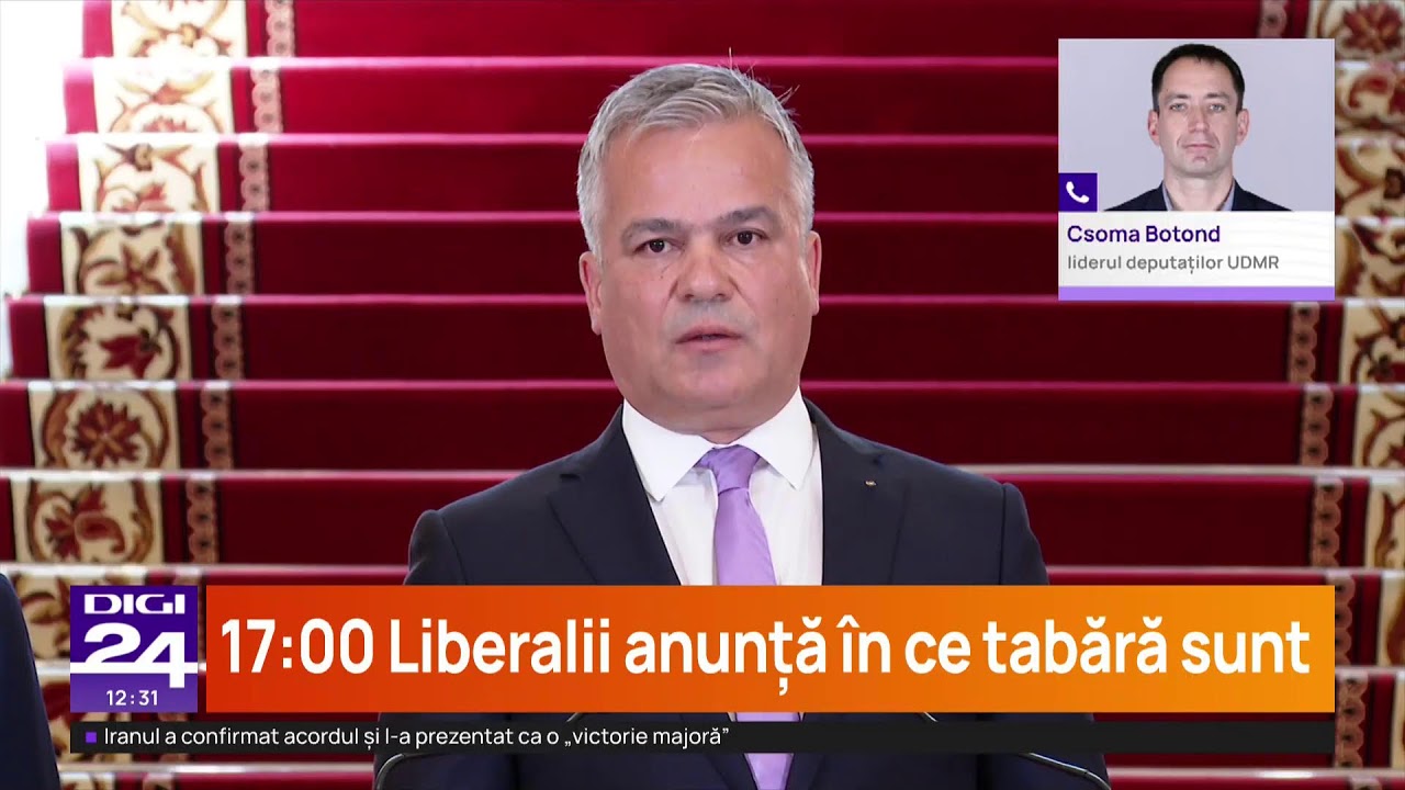 🟣 Digi24 News at 12 PM – June 15, 2026 | Adrian Veștea Appointed to Form the Government 🟣 Digi24 News at 12 PM – June 15, 2026 | Adrian Veștea Appointed to Form the Government
