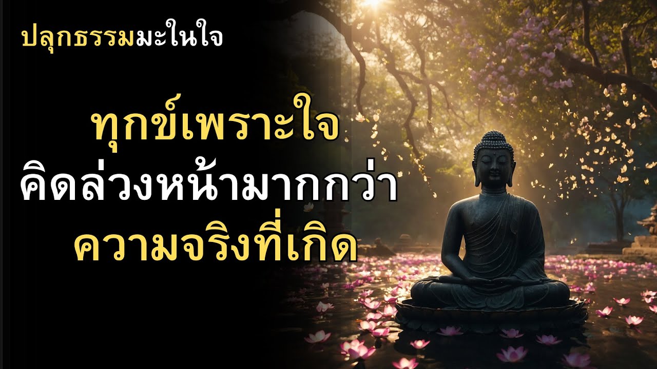 ทุกข์เพราะคิดไปไกล เกินกว่าความจริง l ธรรมะ สอนใจ