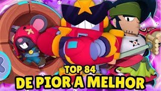 Thumbnail for TOP 84 BRAWLERS! TODOS os BRAWLERS do BRAWL STARS de PIOR ATÉ MELHOR! TIER LIST OFICIAL! (V 9.0)