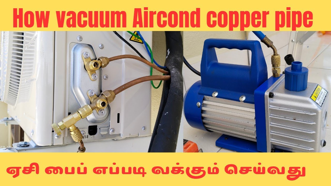 How Do Vacuum Aircond Copper Pipe How To Use Vacuum Pump In The how-do-vacuum-aircond-copper-pipe-how-to-use-vacuum-pump-in-the