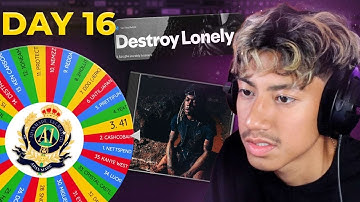 How To: DESTROY LONELY | How To Make CRAZY BEATS FOR DESTROY LONELY | Rapper Roulette Day 16