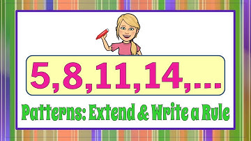 Patterns: Extend & Write a Rule | 7.EE.B.4 💚💙