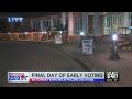 People turn out early on final day of early voting