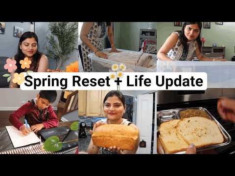 Uploading Vlog After A Break, Spring Reset, Cooking Pav Bhaji, Parenting Reflection, Life Chaos