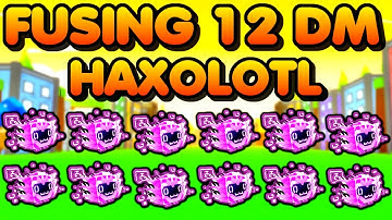 WHAT HAPPENS When You FUSE 12 DM Haxolotl? | Pet Sim X - Axolotl Update