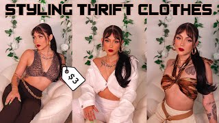 STYLING THRIFT CLOTHES! TRY ON