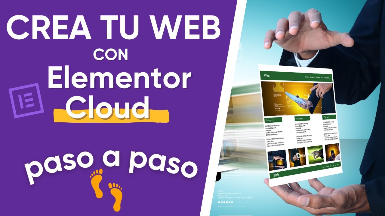 Cómo crear una Página WEB en Wordpress usando ELEMENTOR Cloud 👩🏼‍💻 ...