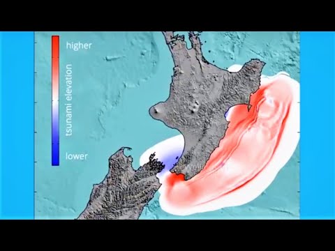 Model of Magnitude 8.9 Hikurangi Earthquake and Tsunami