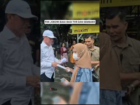 Jokowi Bagi-Bagi THR Dan Sembako #jokowi #jokowidodo #news