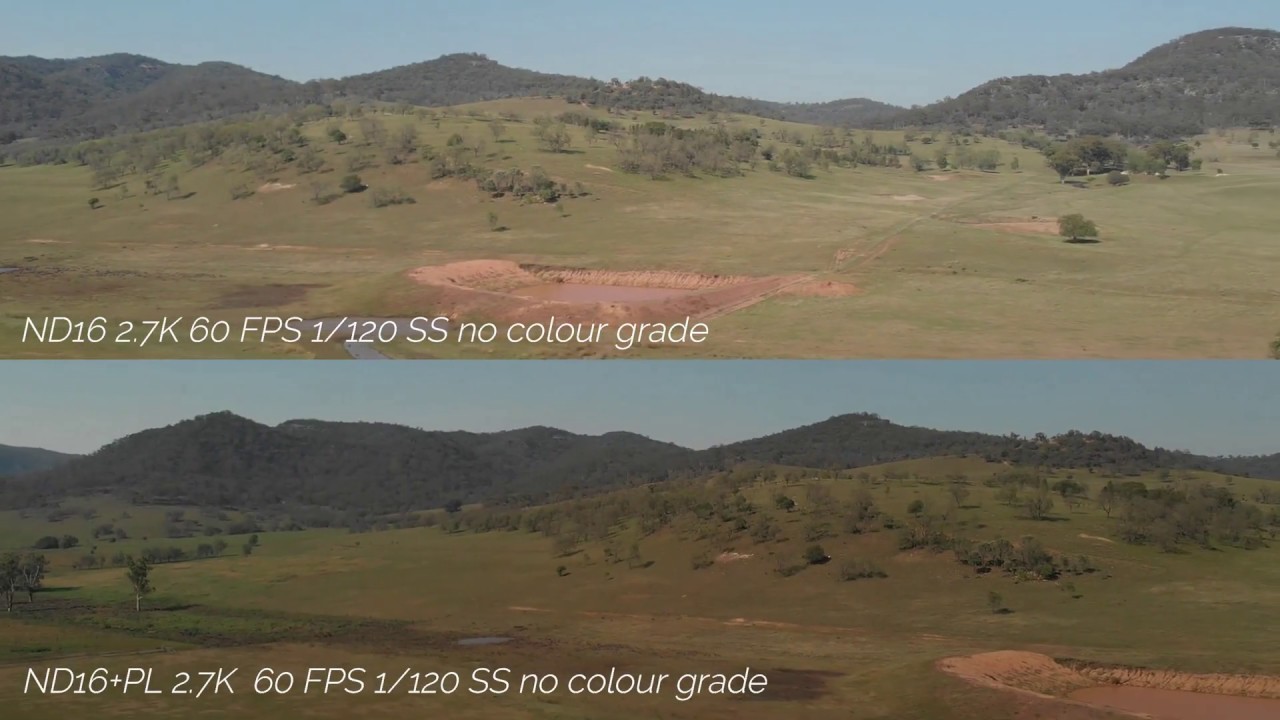 ND filters Vs ND PRO (polarized) Filters - PGYTECH for Mavic Air