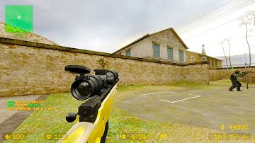 Counter Strike Source - Zombie Mod Online Gameplay on cs_estate Map