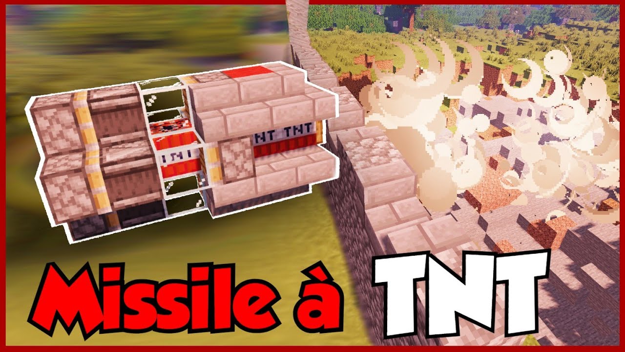 Comment Faire un MISSILE dans Minecraft !? - YouTube
