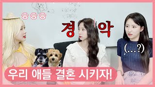 WJSN's 1st pet couple...?