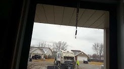 Garbage Collectors Removing And Crushing Our Old Furniture 