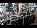 The Modern Workbench - One Wall Makerspace - DIY Miter Station - Pegboard Wall
