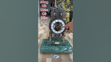 Đồng hồ cú Mèo 🦉 #đồcổcầnthơ #đồxưamiềnnam #đồcổ #cổvật #lưđồng #đồcủ #gốmxưa #tượngđồng