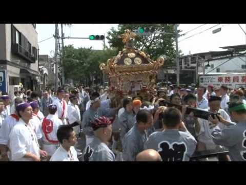 平成22年 千住本氷川神社例大祭　本社神輿渡御