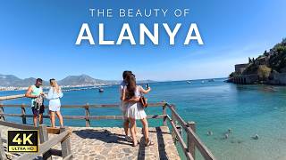 Alanya Harbour \& Red Tower Walking Tour | Antalya Turkiye | September 19, 2025 [4K HD\/60 fps]