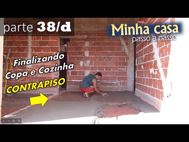 38/b - CONTRAPISO / Nivelando o solo 