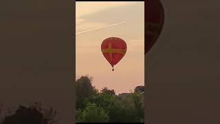 Воздушный шар над деревней Дракино