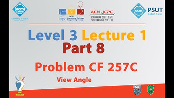 Geometry | Problem CodeForces 257C  | Level 3 Lecture 1 Part 8 - JCPC Summer Training 2018
