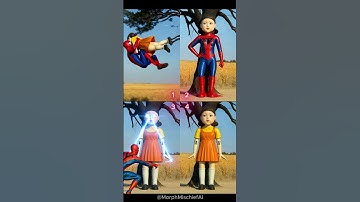 Squid Game Spider-Doll Madness | Part 6 #funny #squidgame #cute #fyp #shortsviral #shorts  #cartoon