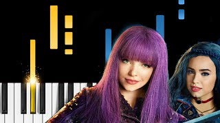 Vignette de la vidéo "Descendants 2 - Chillin' Like a Villain - Piano Tutorial - Disney's Descendants 2 OST"