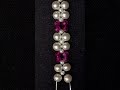 Easy Pearl Bracelet DIY 💖 Crystal Beaded Bracelet Tutorial #Shorts