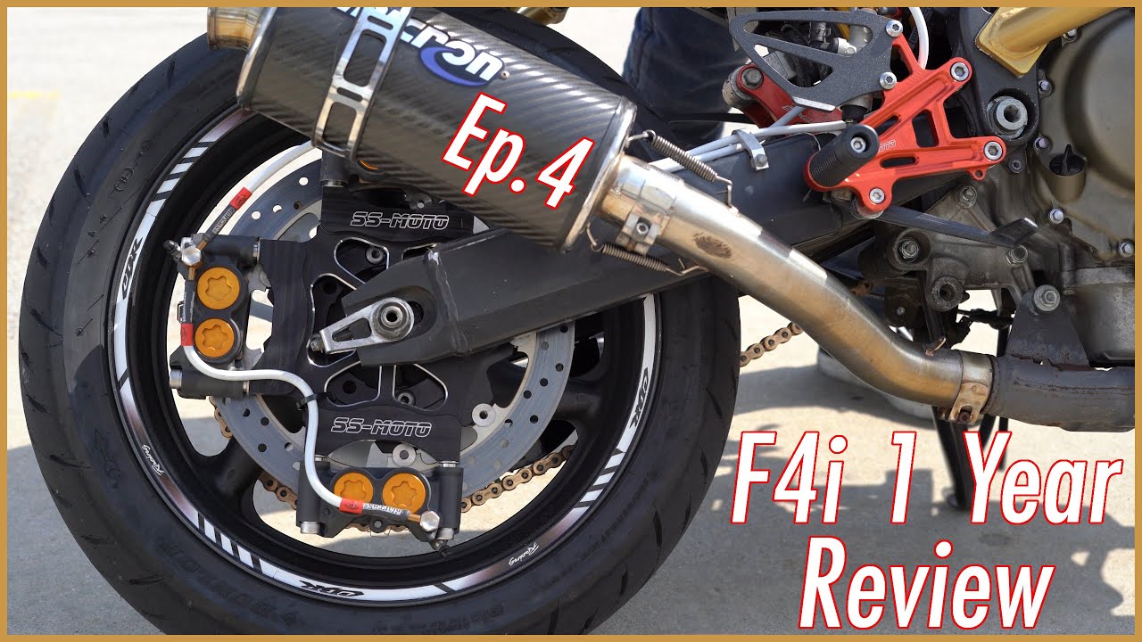 F4i Stunt Bike 1 Year Review Episode 4 Handbrake Setup & Sprockets