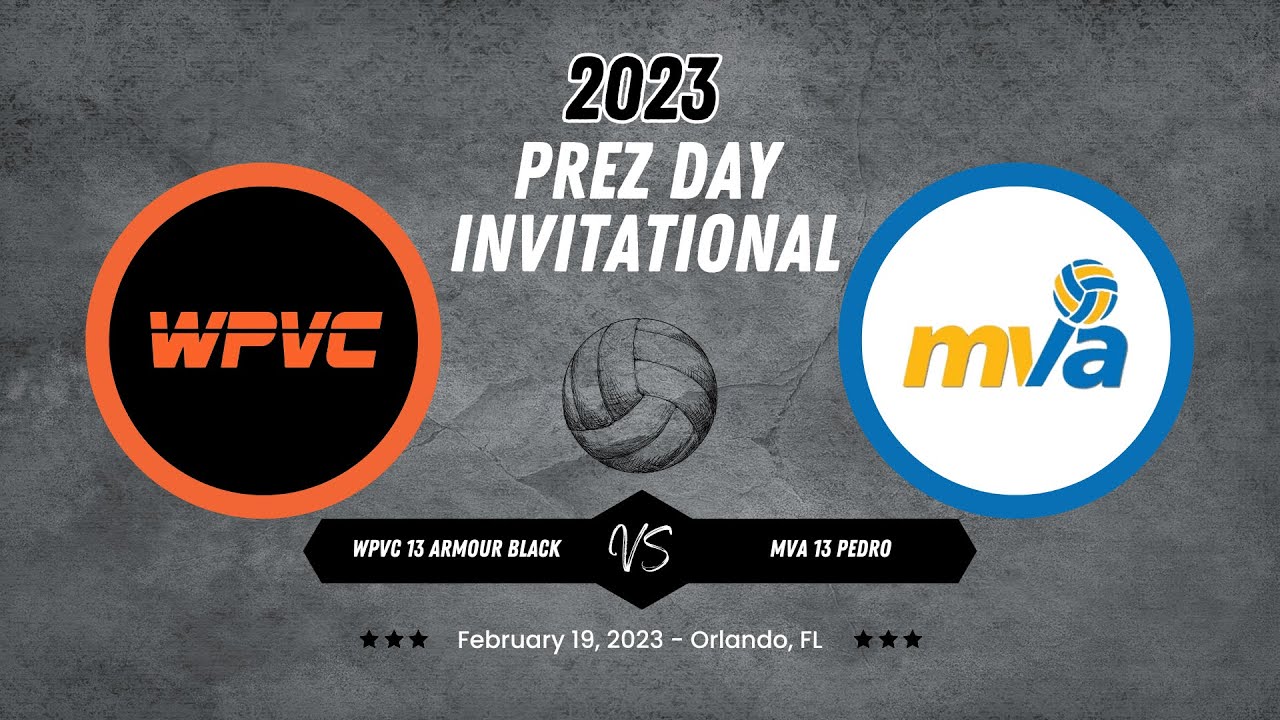 🟠⚫️ 2023 Prez Day Invitational—Game 5—WPVC 13 Armour Black vs MVA 13