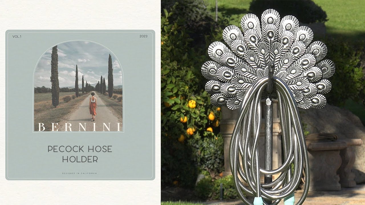 Bernini Peacock Hose Holder Stake YouTube