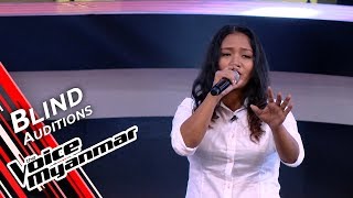 Yati - A Shone Htet Po Thaw (Phyu Phyu Kyaw Thein) | Blind Audition - The Voice Myanmar 2019