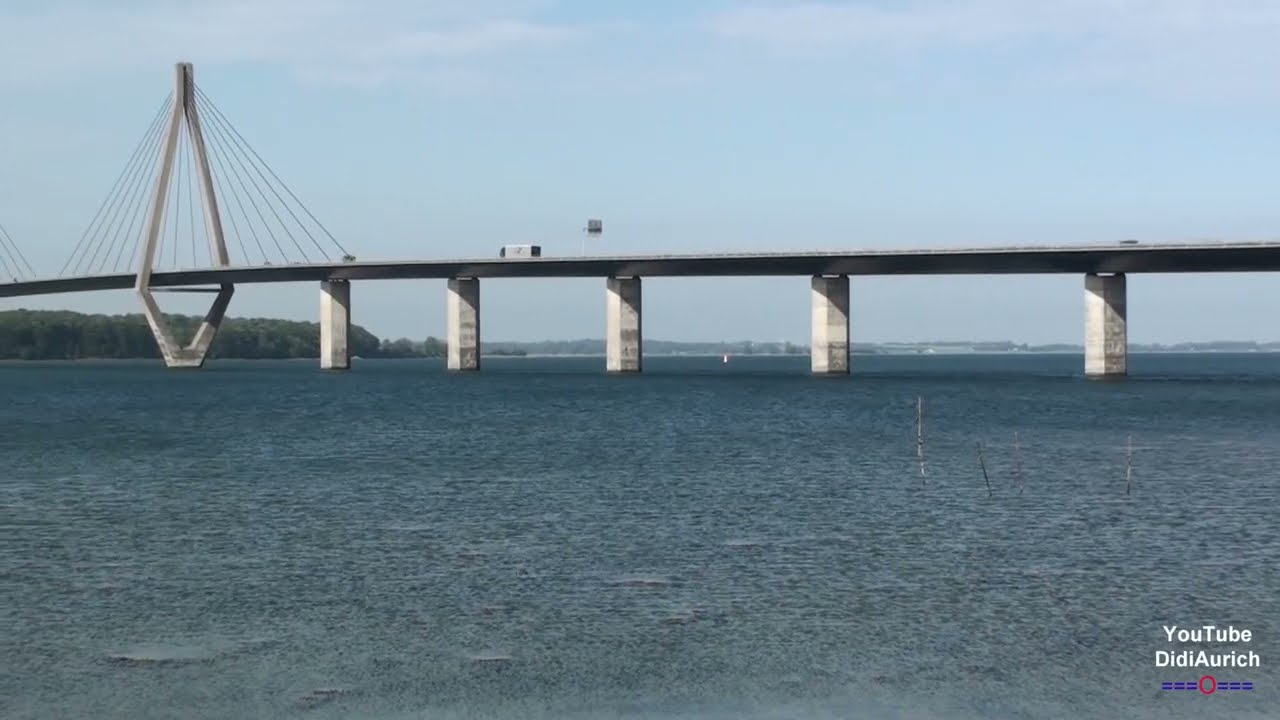 Teil 56 der 7 Länder Rundreise, Einmal um die Ostsee, Fahrt über die Öresundbrücke Schweden Dänemark